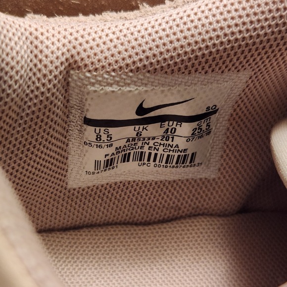 Nike Air Force 1 Women's Shoes Size 8.5 Pink Sneakers AR5339-201 - Picture 8 of 14